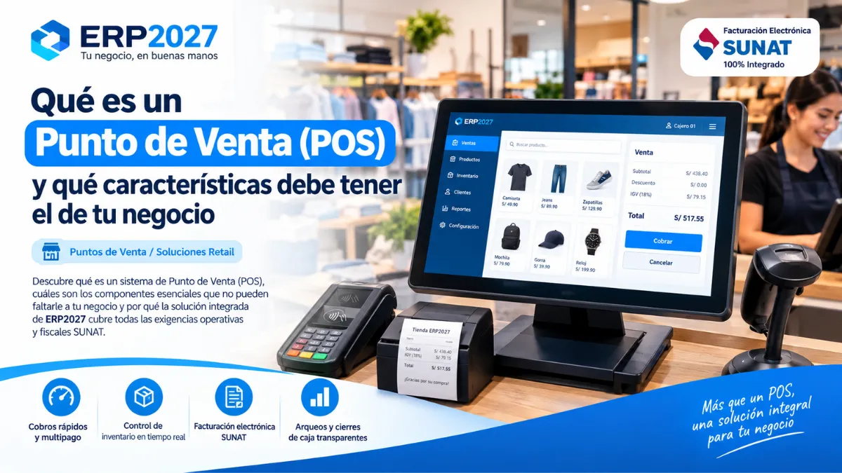 Qué es un Punto de Venta (POS) y características