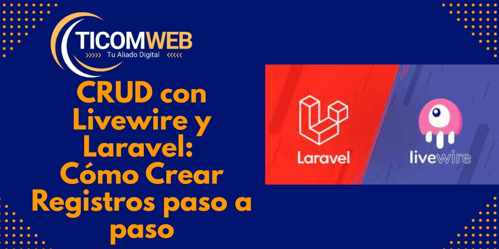 Cómo Crear un Registro con Laravel y Livewire 3: Formulario Dinámico, Validaciones y Select desde Base de Datos